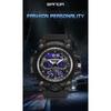 SANDA New Outdoor Sports Watch Cool Waterproof Electronic Watch Fashion Trend Watch