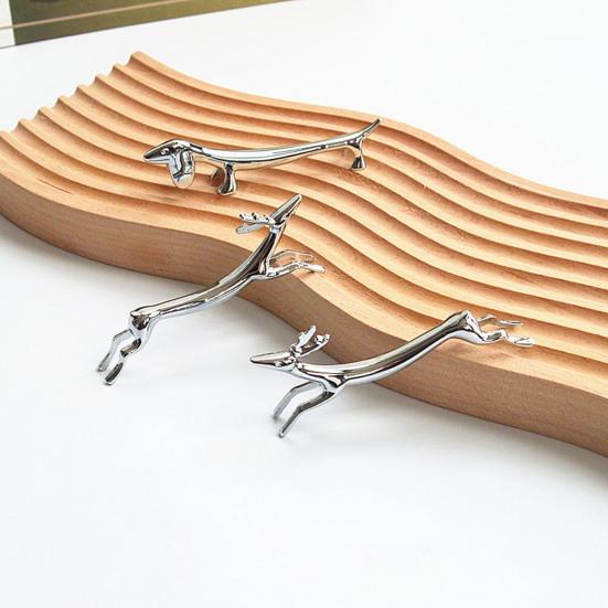 4 шт. держатель для палочек для еды милый такса олень форма цинковый сплав ложка вилка подставка подставка для палочек домашняя кухня гаджет