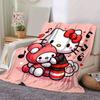1шт. Плюшевое одеяло Hello Kitty и My Melody - Милый подарок для дома, офиса, использования на улицеz0411233