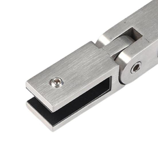 Зажим для стекла из нержавеющей стали 304, черный, для перил, с резиновыми прокладками, прочный