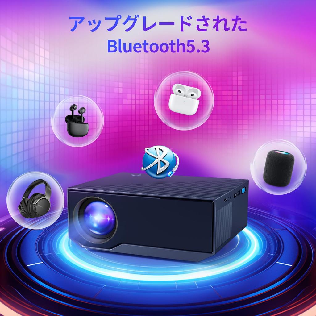 Проектор ZDK, оснащенный Bluetooth 5GWIFI 1080P Full HD, высокая яркость, небольшой проектор, домашний мини-проектор, легкий потолочный 20000 люмен 4K