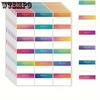 10sheets 180pcs Self-Adhesive Name Tags Colorful Name Tag Stickers 3*2inch Name Plate Meeting
