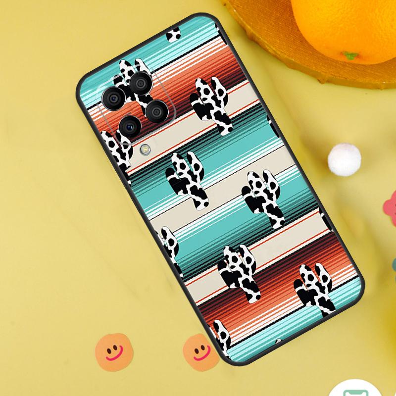 Чехол Boho с растительным узором и коровьим кактусом для Samsung Galaxy M13 M14 M54 M23 M16 M11 M21 M31 M20 M34 M52 M32 M12 M36 M56 M15 M55