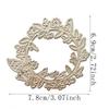 Metal Die Cuts Flower Wreath Cutting Dies Stencils DIY Cutting Template for Scrapbook Album Paper Card Embossing Crafts