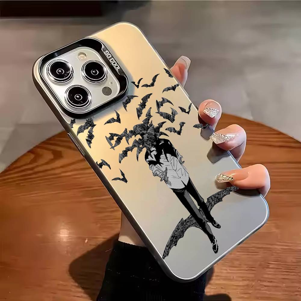 Comic B-Billy Bat Phone Case Color Silver Shell For IPhone 17 16 15 14 13 12 11 Pro Max Plus