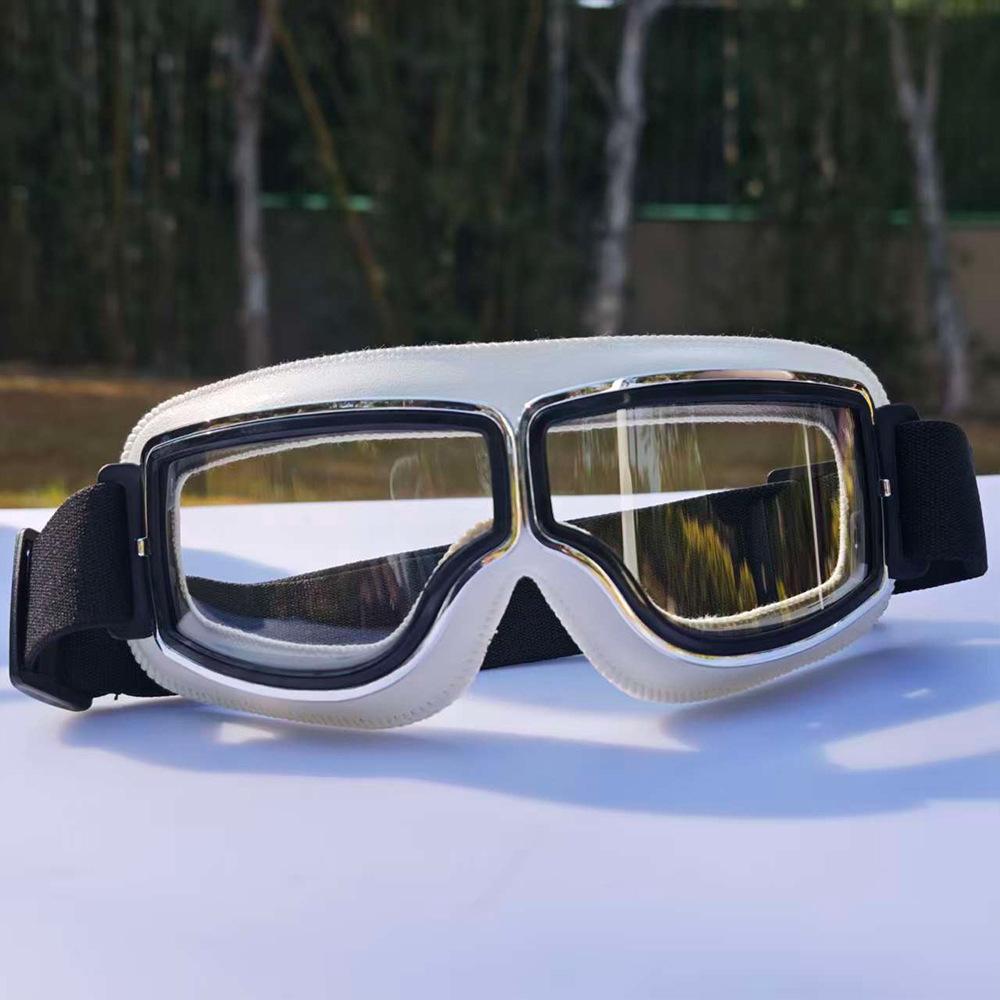 Motorcycle goggles, ski goggles, off-road cycling goggles, windproof sports helmet goggles, mountain bike goggles, retro style