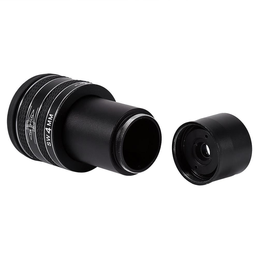 Black 4mm 1.25  58 Degree Planetary Deep Sky Objects Eyepiece For Telescope JS