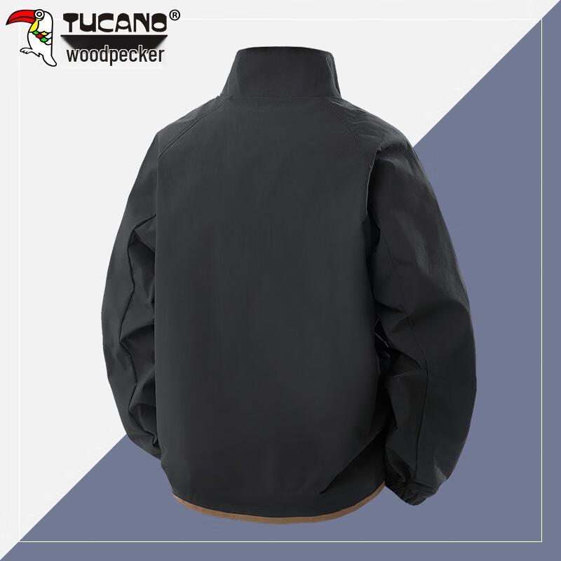 TUCANO Men's Autumn/Winter Retro Workwear Stand Collar Jacket