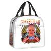 Custom Hasbulla Magomedov Portable Lunch Box Women Leakproof Thermal Cooler Food Insulated Lunch Bag Office Work