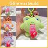 Animal Whimsical Plush Keychain Ideal For Fun Gifts With Vibrant Colorful Characters