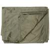 MFH Waterproof Ground Tarp Cover with Brass Grommets and Storage Bag OD 300 X 500 Cm Tarpaulin, Sheet, - GREEN,