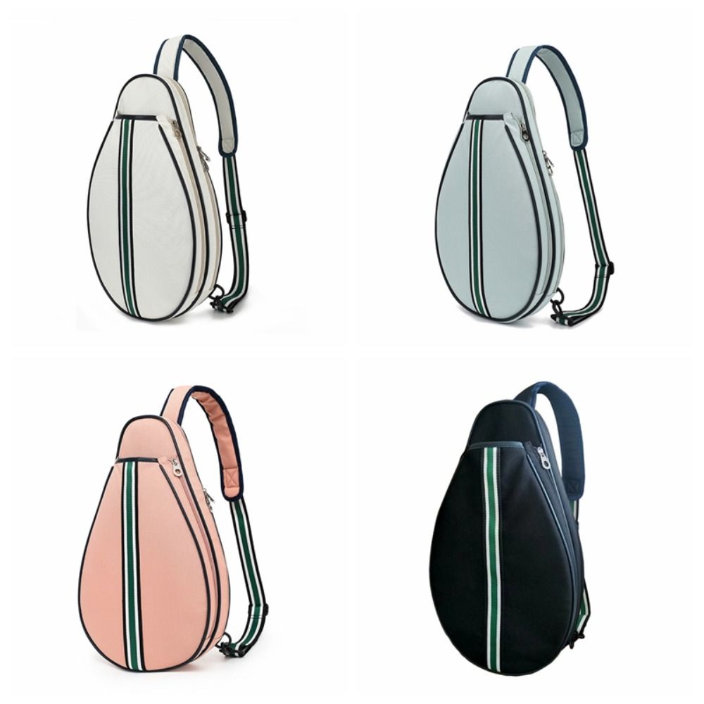 Водонепроницаемая легкая сумка-слинг на молнии для бадминтонных ракеток, тренажеров и оборудования для спортзала