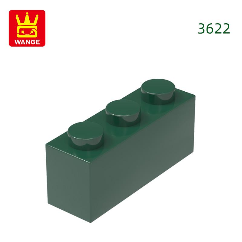 Нетоксичный 85 шт./лот 3622 1x3 точки Строительный блок Moc Классические аксессуары Совместим с Кирпич Детские игрушки Подарочная коробка