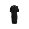 Adidas Нео X Honor Of Kings Повседневное спортивное платье с коротким рукавом Женские платья Черный FR7988