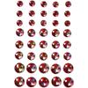 Vivi Gade Design's Range of Round, Faceted, Self-adhesive Rhinestones In Various Sizes. Ref 28327