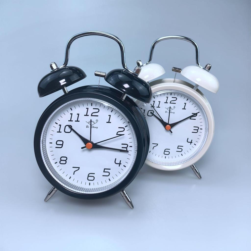 4-дюймовый будильник металлический звонок детские часы корейская версия часы с ночником бесшумные настольные часы GH820 звонок