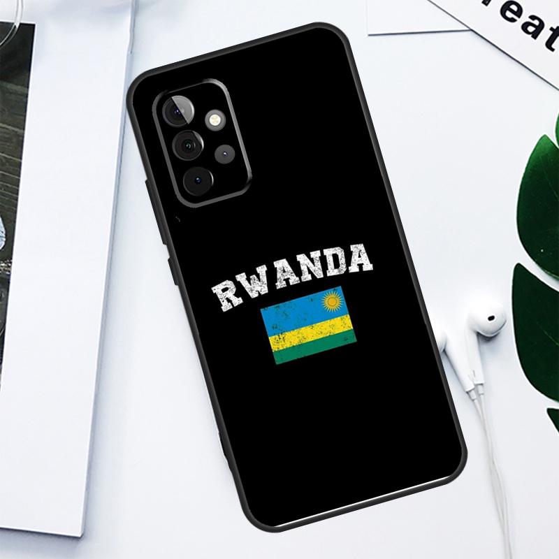 Rwanda Flag For Samsung Galaxy A13 A53 A33 A54 A34 A14 A55 A35 A15 A05 A06 A16 A22 A32 A52 Phone Case