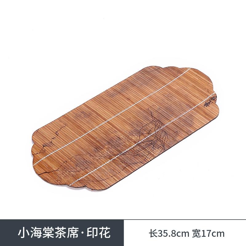 Набор бамбуковых подставок в китайском дзен-стиле для чайной церемонии, льняные изоляционные подставки - коврики для чайных чашек, чаша для промывки кистей и аксессуары для чая Кунг-Фу для сухого заваривания