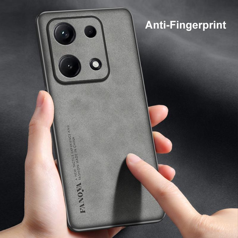 Для чехла Redmi Note 14S Роскошный чехол для телефона из искусственной кожи Для Xiaomi Redmi Note 14S 4G Note14S Задняя крышка Силиконовая полная защита