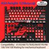 PBT термосублимация пудинг кейкап милая адаптация 60/68/75/100% attack shark ajazz aula akko механическая клавиатура кейкапы