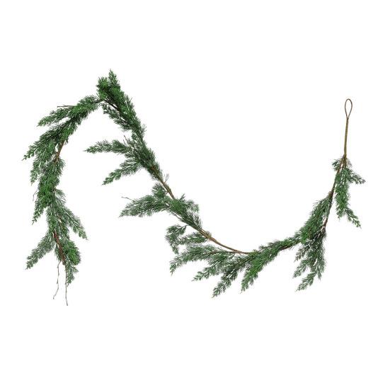 Simulated Cedar Pine Garland Realistic Greenery Rattan Weatherproof Simulated Vine DIY Hanging Ornament Indoor Outdoor Decor