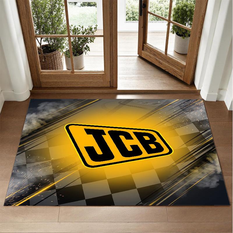 JCB Design Crystal Velvet Rug Soft Decorative Mat for Bedroom Entrance