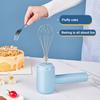 Cordless Electric Egg Beater Handheld Mixer 3-Speed Control USB Rechargeable Blender for Baking Pancake Portable Whisk Beaters