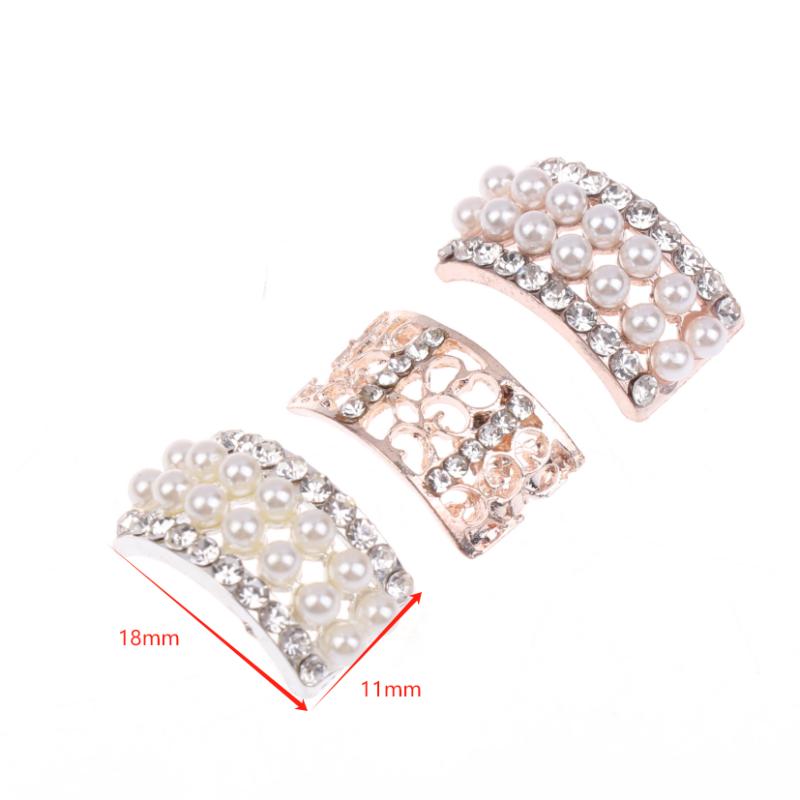 New Sale 10Pcs Fashion Craft Pearl Crystal Rhinestone Buttons For Diy Flower Round Cluster Button Wedding Embellishment Jewelry