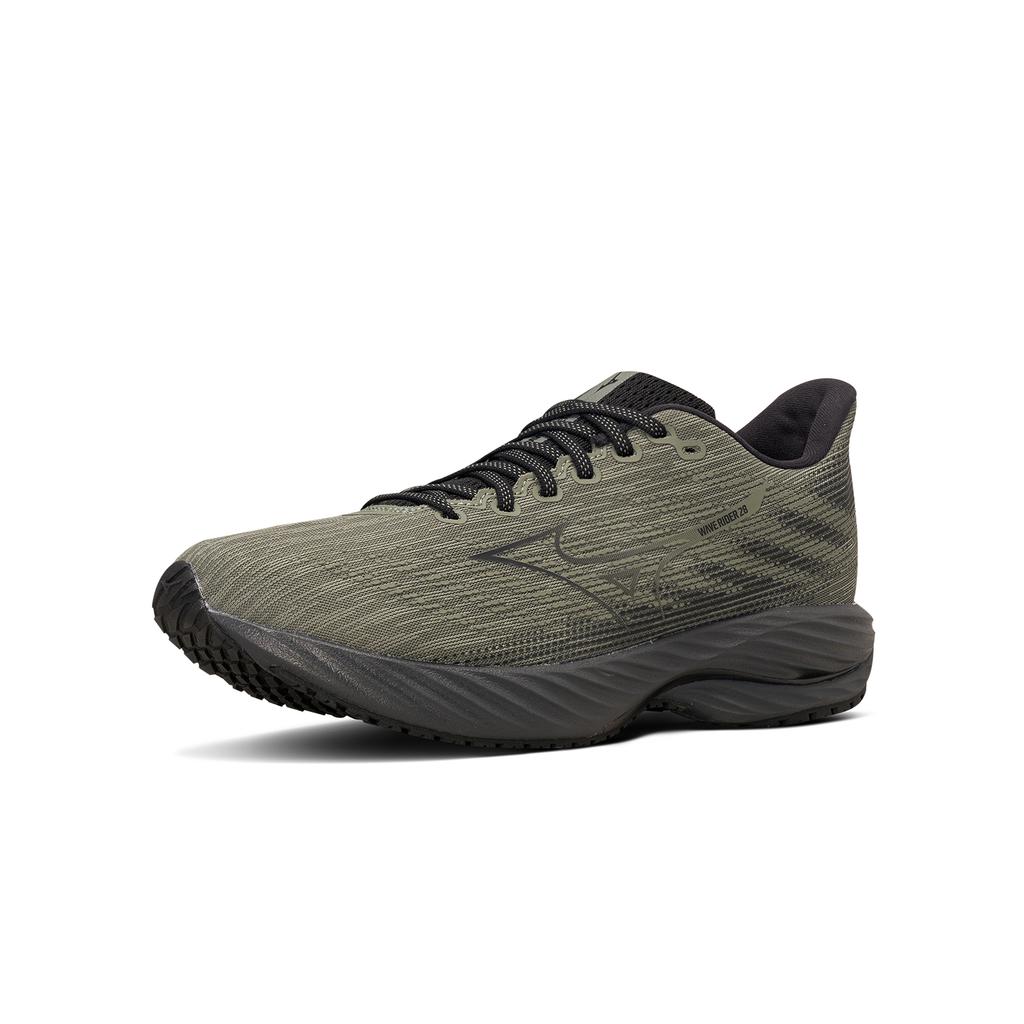 Mizuno Wave Rider 28 Comfortable Simple Rebound Durable Low-Top Running Shoes Unisex Running Shoes Green J1GC240559