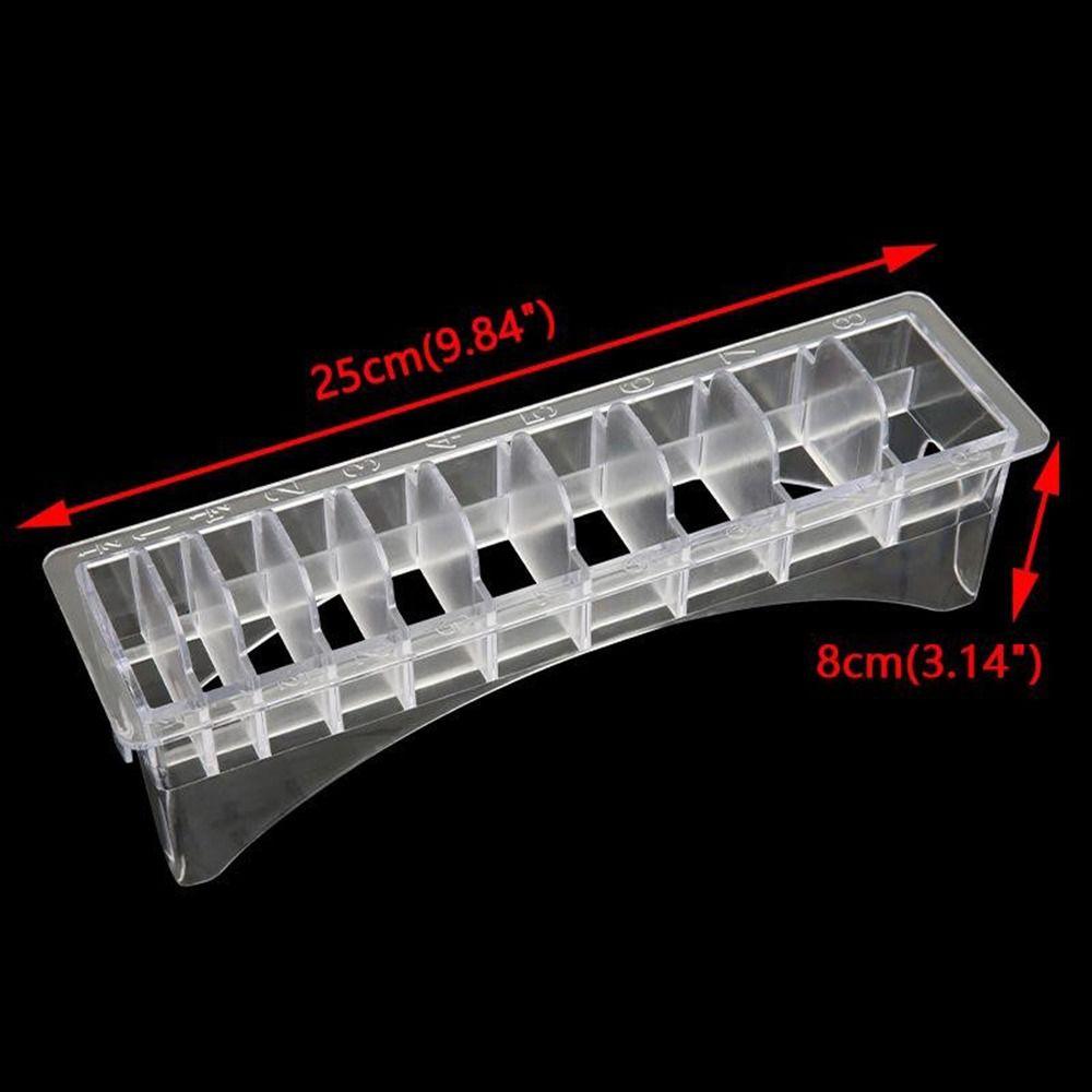 Large Capacity Limit Comb Storage Box 10 Grid Salon Hairdressing Tools New Hair Clipper Organizer