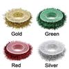 Rattan Christmas Tree Ornament Party Decor Garland Tinsel Gold Silver Wire Gift Wrapping Ribbon