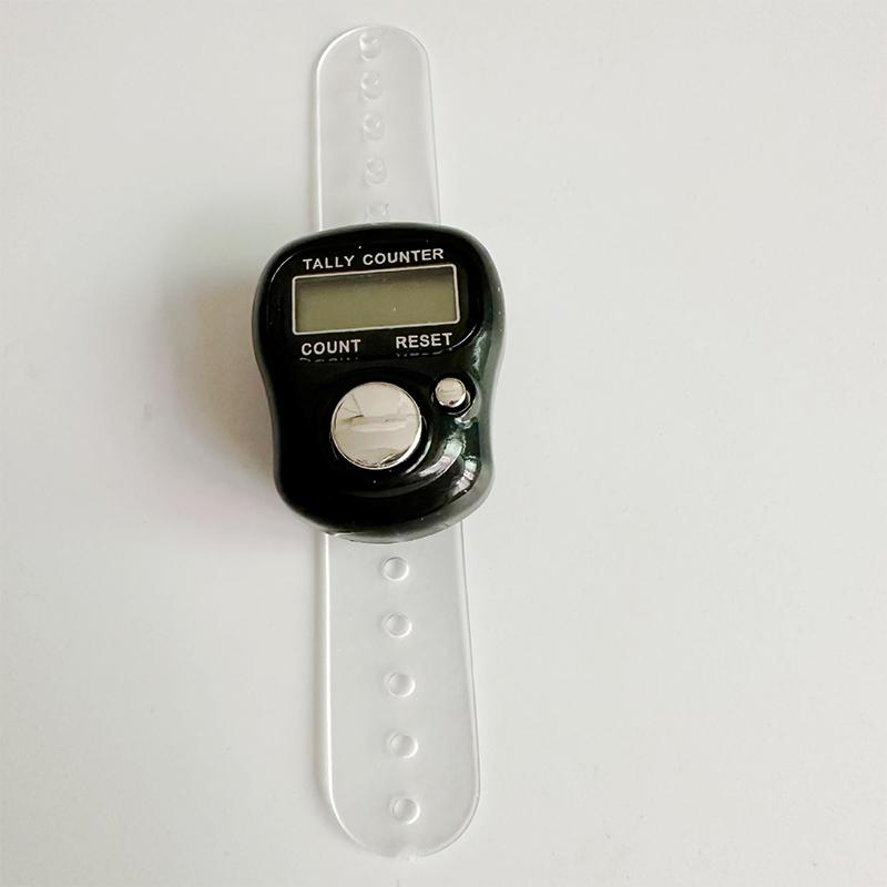 Мини-счетчик пальцев с ЖК-дисплеем и электрическим цифровым дисплеем со световым счетчиком, маркером стежков, шитьем, вязанием, плетением, молитвой Будды, футболом