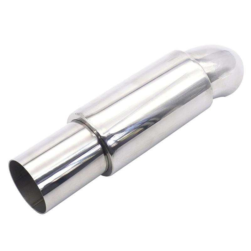 Универсальная выхлопная труба глушитель хвостовая труба нержавеющая сталь интерфейс 51 мм конец выхлопной системы