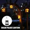 Outdoor Solar Garden Lights Retro Palace Lantern Hanging Candle Lamps Landscape Lighting Floor Solar Lights for Garden Decor