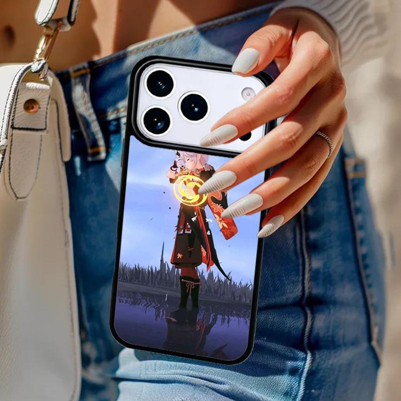 Kaedehara Kazuha Genshin Impact Phone Case For iPhone 17 Air 14 15 13 12 Max Cover For Apple 14 15 16 16e 11 Pro Max Plus