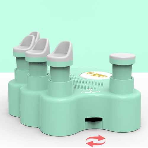 Solo Professional Finger Trainer SP-145 Upgraded Version, Vanilla Green, Piano Finger Shape Trainer, Practice Tool for Kids and Beginners