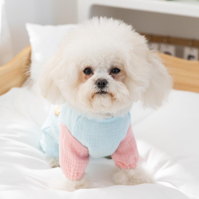 Тонкая дышащая сетчатая сумка для собак на весну и лето, одежда для четвероногих кошек, одежда с кондиционером, домашняя одежда для домашних животных, одежда для собак