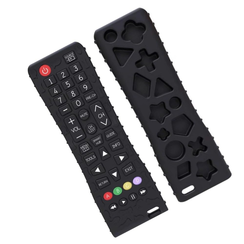 Itisyou Игрушка с дистанционным управлением Силиконовая игрушка для прорезывания зубов у младенцев Игрушка для раннего развития Сенсорная игрушка для жевания новорожденных