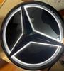 Автомобильная наклейка Логотип на решетку радиатора автомобиля Зеркальная поверхность светодиодный значок Эмблема Светящийся Декоративный свет Для Mercedes Benz W205 W218 W207 W