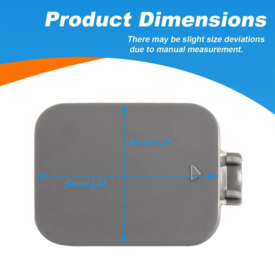 For BMW 5 E60 535i 550i 528i 2008 2009 2010 Front Bumper Tow Hook Eye Cover Towing Hauling Cap Lid Garnish 51117184708