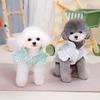Горошек питомец плюшевый кот щенок собака одежда весна и лето тонкий принцесса ветер летящий рукав подкладка