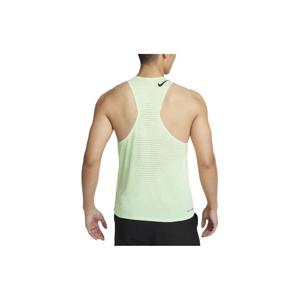 Nike Dri-FIT ADV Твердая быстросохнущая дышащая спортивная майка с круглым вырезом Мужские топы Vapor-Green FN4232-376