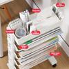 Bookshelf Shelf Movable Desk Side Bookshelf Floor Desk Small Cart Book Storage Shelf Office Study Supplies Storage Rack