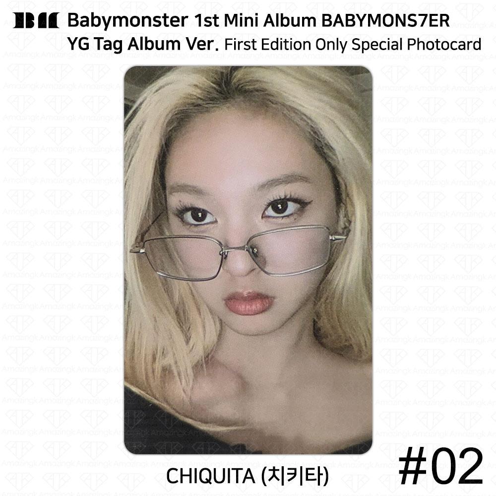 BABYMONSTER Официальная фотокарточка первого мини-альбома BABYMONS7ER Ахён Рами Рора Аса