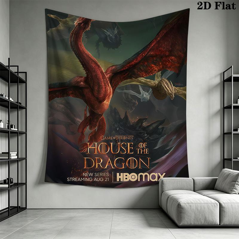 House Dragon Saga Threepiece Set 1 Duvet Cover 2 Pillowcase Without Core Bedding Set Christmas Birthday Gift Soft And Comfortable Bedding