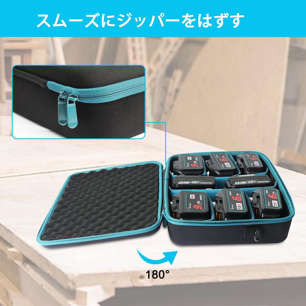 Waitely Storage Case Tool Storage Case Organize and Protect Makita Large Capacity and Multifunctional Storage Case That Can Accommodate Chargers and