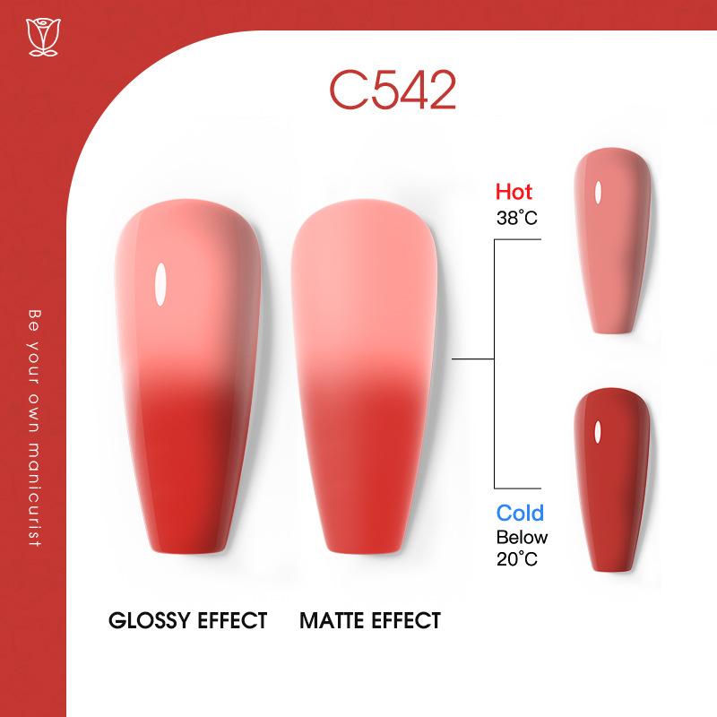 Клей для лака для ногтей с температурным эффектом, однотонный лак для ногтей, клей для лака с постепенным изменением цвета, клей для фототерапии, специальный маникюрный салон