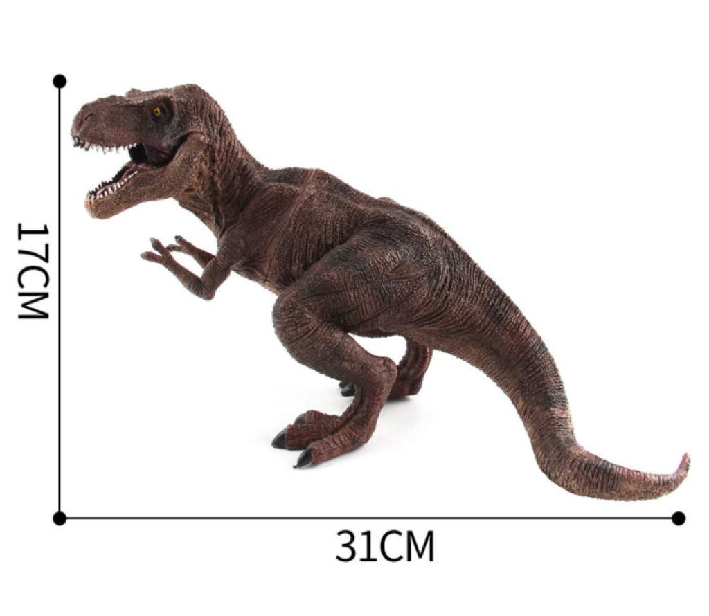 SanDoll Dinosaur Figure Realistic Model Jurassic Period 30cm Class Reptile Impressive Carnivorous Children Toy Present Display Type (Tyrannosaurus 1)