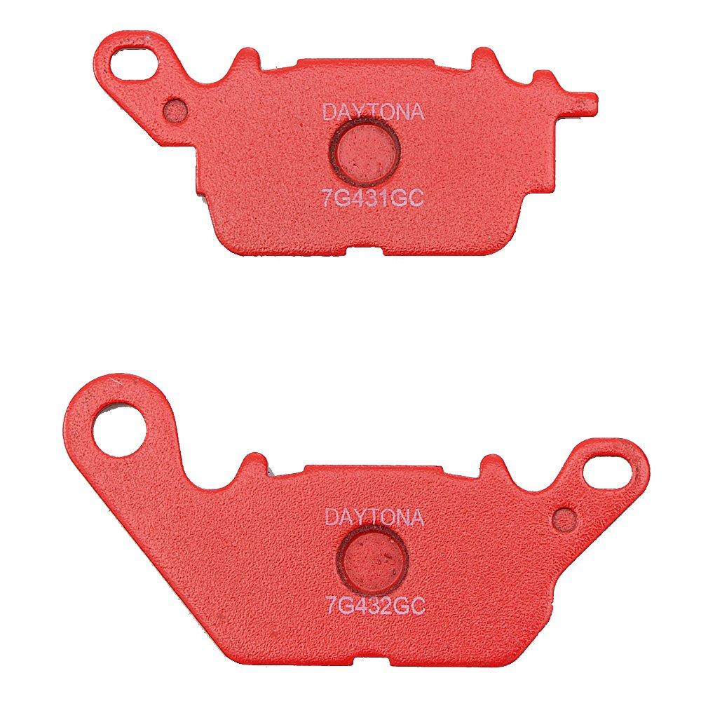 Daytona 95948 Motorcycle Brake Pads Red Pads (Semimetal Pads) NMAX155 (17-21) NMAX125 (16-21), For Front Use, No: 87