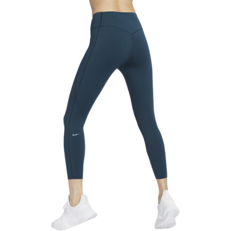 Nike Универсальные спортивные штаны Dri Fit женские Арсенал Темно-морской синий/Угольно-черный/Синий с трещинами HQ6814-478